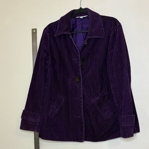 Women's Purple Corduroy Jacket